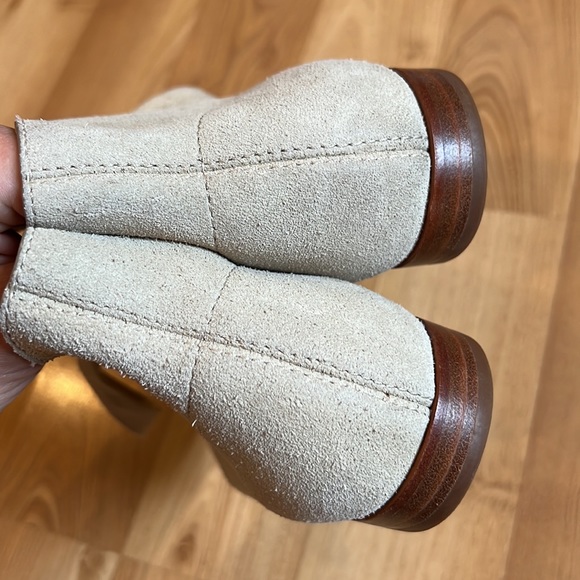 Alexander Wang Light Tan Lace Up Booties Size 8 / 38 - Picture 6 of 9